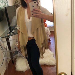 Charming Charlie Other - Charming Charlie’s faux suede vest small Charming Charlie Other - Charming Charlie’s faux suede vest small